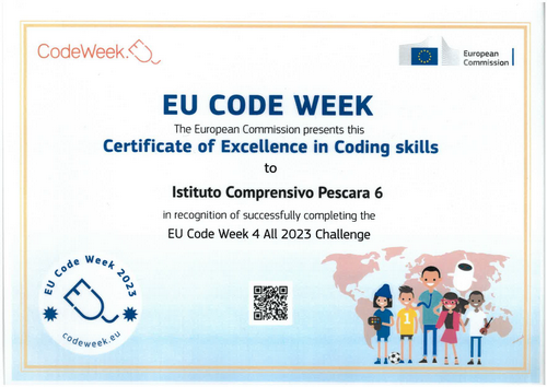 certificato CodeWeek